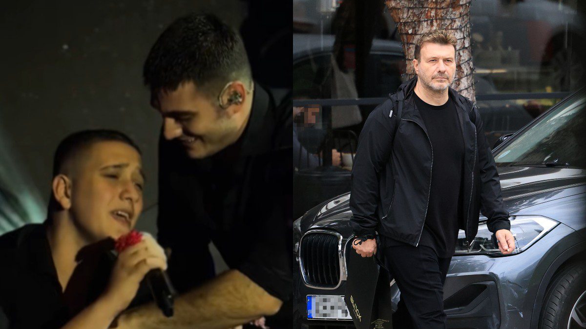 Ο Γιάννης Πλούταρχος και οι γιοι του, Κωνσταντίνος και Γιώργος